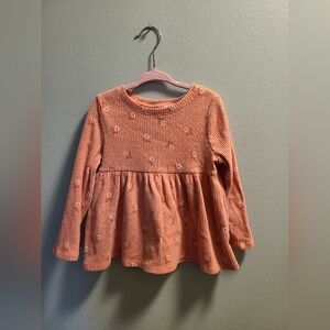 (3/$10) 3T Girls, Cat & Jack, Ribbed Long Sleeve Top